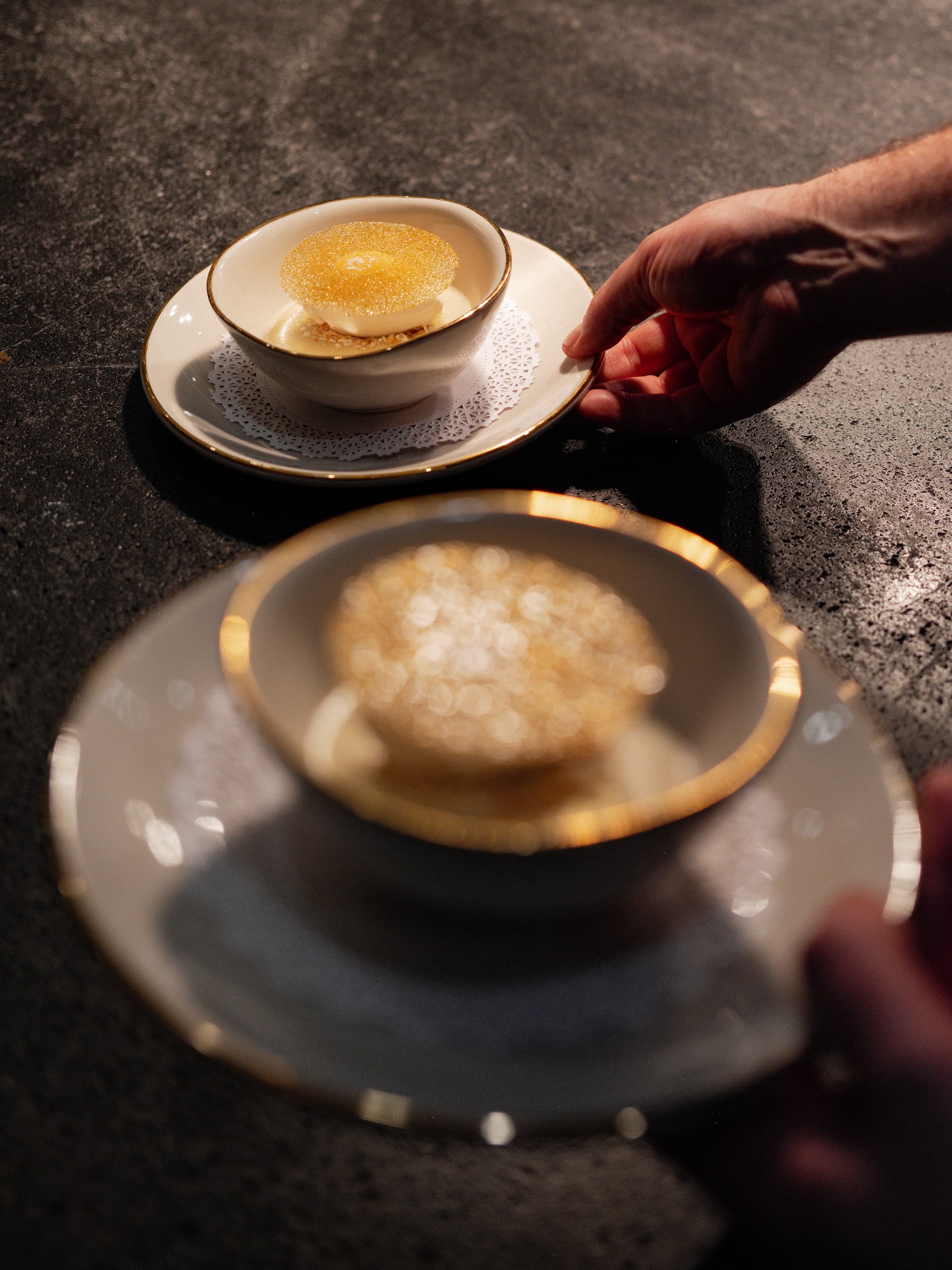 Postre final del menú